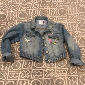 Girls XS jean jacket, Target Annie collection.